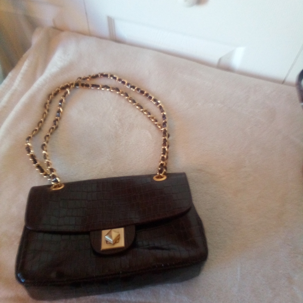 Brown Leather Handbag